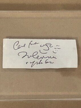 John Lennon & Yoko Ono Autograph AUTHENTICATED
